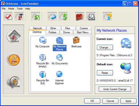 Скачать: IconTweaker - программа для смены иконок (2.93 Мб