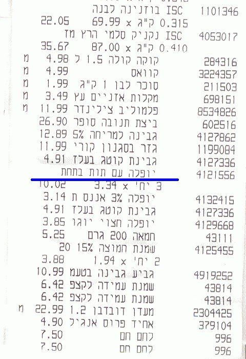 קבלה מוזרה