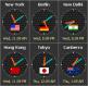 Sharp World Clock - הצגת זמן בכל העולם